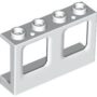 WALL W/WINDOW W. RADIUS4 1X4X2 (4521846) used