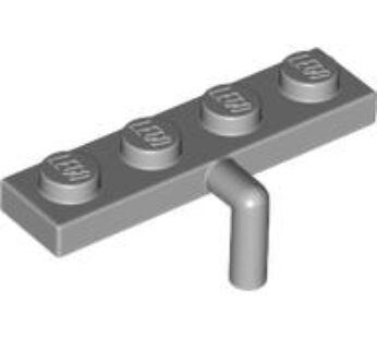 PLATE 1X4 W. REV. HOOK (6173095) used