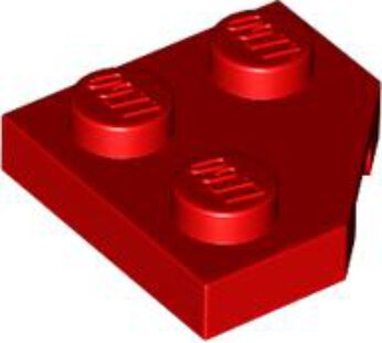 PLATE 2X2, CORNER, 45 DEG. (6173961) used