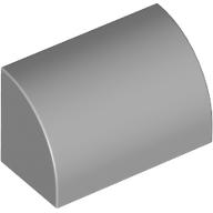 BRICK 1X2, OUTSIDE HALF BOW (6227184) used
