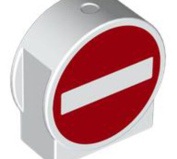 SIGN, ROUND, NO. 7 (6249958) used