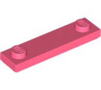 PLATE 1X4, W/ 2 KNOBS, NO. 2 (6259780) used