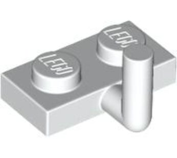 PLATE 1X2 W. VERTICAL SCHAFT (6261349) used