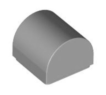 PLATE 1X1X2/3, OUTSIDE BOW (6262085) used
