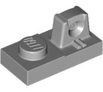 PLATE 1X2 W/STUB/ALONG/UPPER P (6265694) used