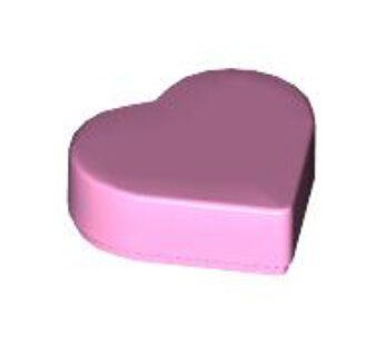 TILE 1X1, HEART, NO. 1 (6275466) used