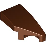 RIGHT PLATE 1X2, W/ BOW, 45 DEG. CUT (6290396) used