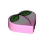 TILE 1X1, HEART, NO. 4 (6305864) used