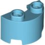 WALL ½ CIRCLE, 1X2, W/ 4.85 HOLE (6308034) used