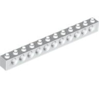TECHNIC BRICK 1X12, Ø4,9 (6332157) used