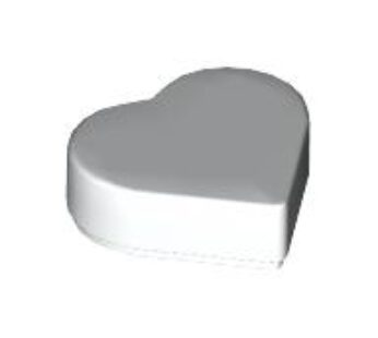 TILE 1X1, HEART, NO. 1 (6361663) used