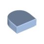 FLAT TILE 1X1, 1/2 CIRCLE (6372233) used