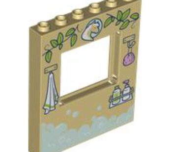 WALL 1X6X6, W/ WINDOW, NO. 18 (6387260) used