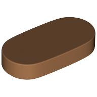 TILE 1X2, 1/2 CIRCLE (6399909) used