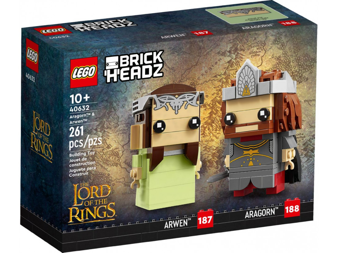 LEGO Brick Headz 40632 Арагорн та Арвен (261 деталь)