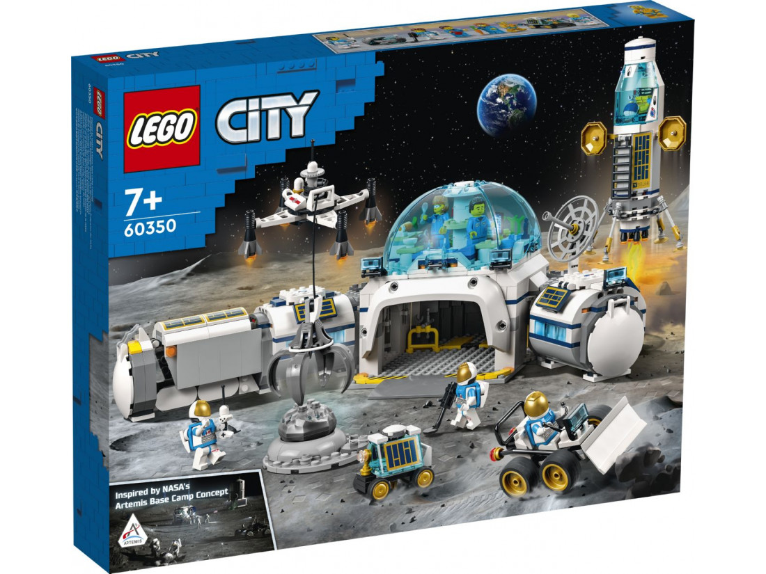 LEGO City 60350 Місячна наукова база (786 деталей)
