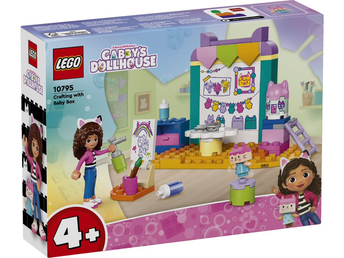 LEGO Gabby's Dollhouse 10795 Творчість із Коробочкою (60 деталей)
