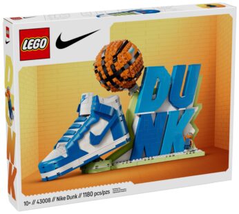 LEGO Icons 43008 Nike Dunk x LEGO (1180 деталей)