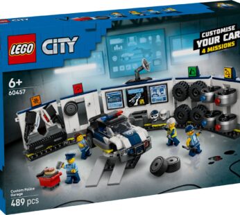 LEGO City 60457 Гараж для тюнінгу поліцейських машин (489 деталей)