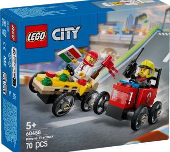 LEGO City 60458 Піца-авто проти пожежної машини (70 деталей)