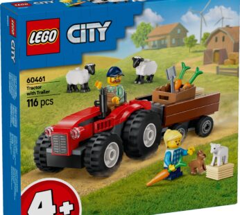 LEGO City 60461 Червоний фермерський трактор (116 деталей)