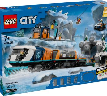LEGO City 60470 Науковий арктичний поїзд-експрес (1517 деталей)